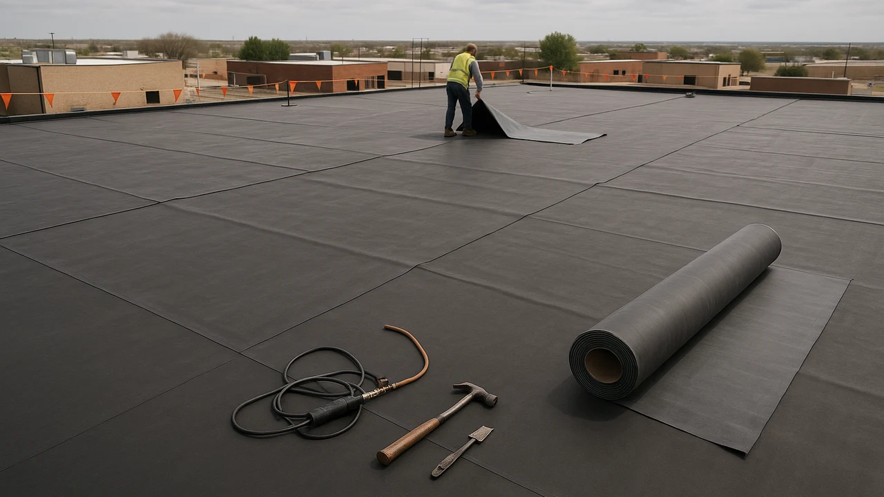 Black EPDM Roofing
